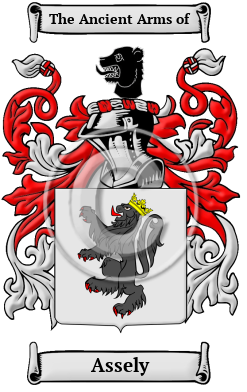Assely Family Crest/Coat of Arms