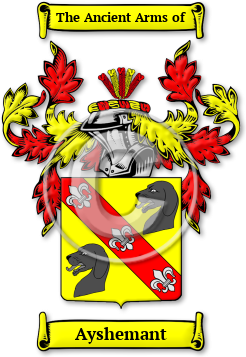 Ayshemant Family Crest Download (jpg) Legacy Series - 150 DPI