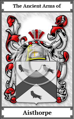 Aisthorpe Family Crest Download (JPG)  Book Plated - 150 DPI
