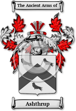 Ashthrup Family Crest Download (jpg) Legacy Series - 150 DPI