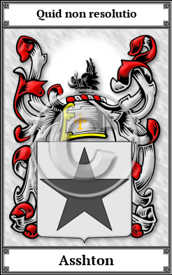 Asshton Family Crest Download (JPG) Book Plated - 600 DPI