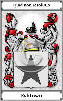 Eshtown Family Crest Download (JPG)  Book Plated - 150 DPI
