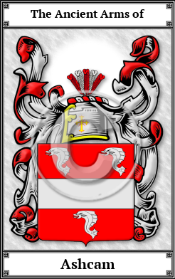 Ashcam Family Crest Download (JPG)  Book Plated - 150 DPI