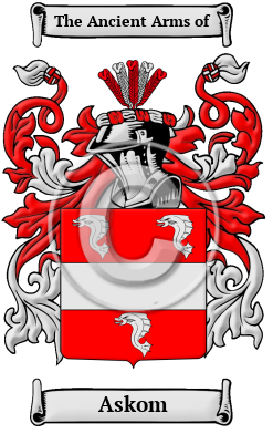 Askom Family Crest/Coat of Arms