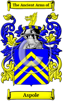 Aspole Family Crest Download (JPG) Heritage Series - 600 DPI