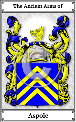 Aspole Family Crest Download (JPG)  Book Plated - 150 DPI