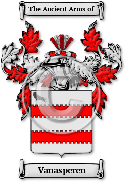 Vanasperen Family Crest Download (JPG) Legacy Series - 600 DPI