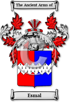 Esmal Family Crest Download (jpg) Legacy Series - 150 DPI