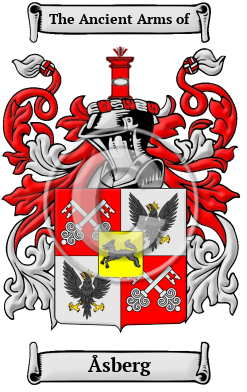 Åsberg Family Crest/Coat of Arms