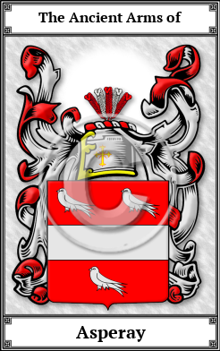 Asperay Family Crest Download (JPG)  Book Plated - 150 DPI