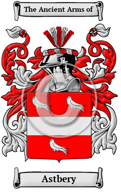 Astbery Family Crest/Coat of Arms