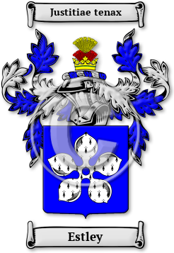 Estley Family Crest Download (jpg) Legacy Series - 150 DPI