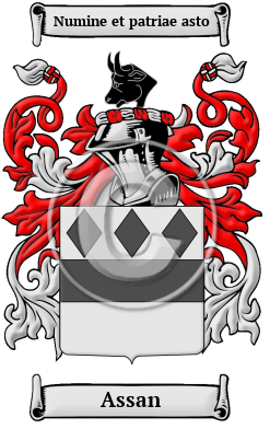 Assan Family Crest Download (JPG) Heritage Series - 600 DPI