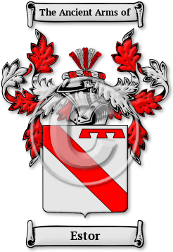 Estor Family Crest Download (jpg) Legacy Series - 150 DPI