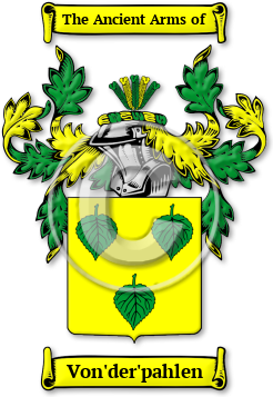Von'der'pahlen Family Crest Download (jpg) Legacy Series - 150 DPI