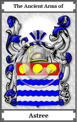 Astree Family Crest Download (JPG)  Book Plated - 150 DPI