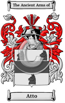 Atto Family Crest Download (JPG) Heritage Series - 600 DPI