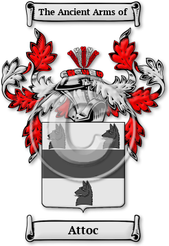 Attoc Family Crest Download (jpg) Legacy Series - 150 DPI