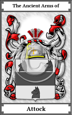 Attock Family Crest Download (JPG)  Book Plated - 150 DPI