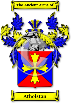Athelstan Family Crest Download (jpg) Legacy Series - 150 DPI
