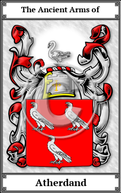 Atherdand Family Crest Download (JPG)  Book Plated - 150 DPI