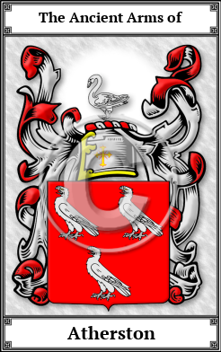 Atherston Family Crest Download (JPG) Book Plated - 600 DPI