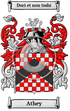 Athey Family Crest Download (JPG) Heritage Series - 600 DPI