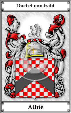 Athié Family Crest Download (JPG)  Book Plated - 150 DPI