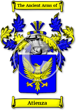 Atienza Family Crest Download (jpg) Legacy Series - 150 DPI