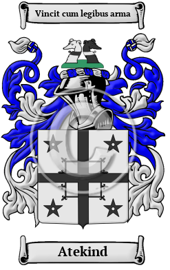 Atekind Family Crest/Coat of Arms