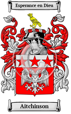 Aitchinson Family Crest Download (JPG) Heritage Series - 600 DPI