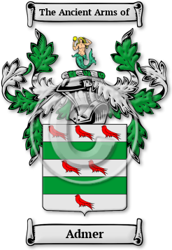 Admer Family Crest Download (jpg) Legacy Series - 150 DPI