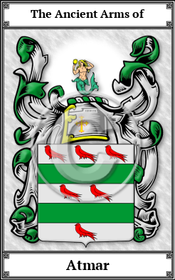 Atmar Family Crest Download (JPG)  Book Plated - 150 DPI
