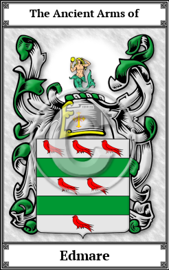 Edmare Family Crest Download (JPG)  Book Plated - 150 DPI