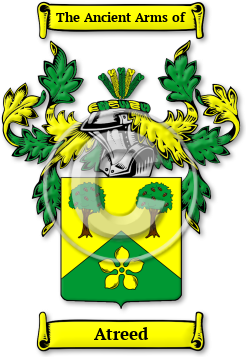 Atreed Family Crest Download (jpg) Legacy Series - 150 DPI