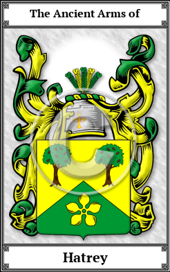 Hatrey Family Crest Download (JPG)  Book Plated - 150 DPI