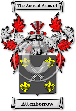 Attenborrow Family Crest Download (jpg) Legacy Series - 150 DPI