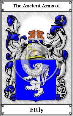 Ettly Family Crest Download (JPG) Book Plated - 600 DPI