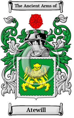 Atewill Family Crest/Coat of Arms