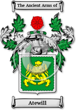 Atewill Family Crest Download (jpg) Legacy Series - 150 DPI