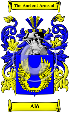 Aló Family Crest Download (JPG) Heritage Series - 300 DPI