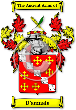 D'aumale Family Crest Download (jpg) Legacy Series - 150 DPI