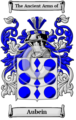 Aubein Family Crest Download (JPG) Heritage Series - 300 DPI