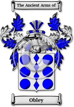Obley Family Crest Download (jpg) Legacy Series - 150 DPI