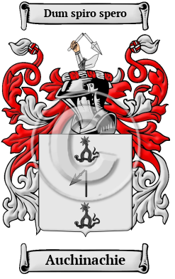 Auchinachie Family Crest/Coat of Arms