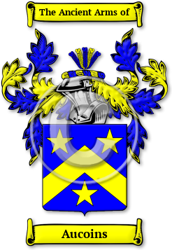 Aucoins Family Crest Download (jpg) Legacy Series - 150 DPI