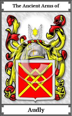 Audly Family Crest Download (JPG)  Book Plated - 150 DPI