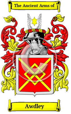 Awdley Family Crest/Coat of Arms