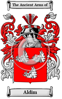 Aldim Family Crest/Coat of Arms