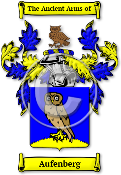 Aufenberg Family Crest Download (jpg) Legacy Series - 150 DPI